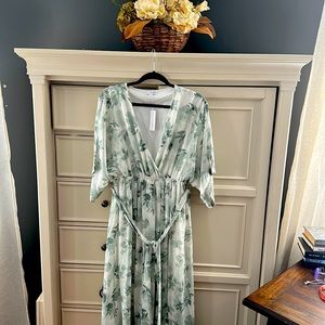 Kia Kimono Maxi Dress L